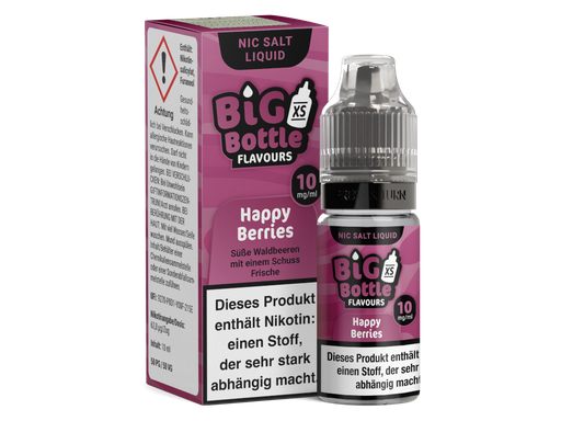 [BBNSL10HB-10] Big Bottle - Happy Berries - Nikotinsalz Liquid 10 mg/ml