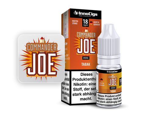 [ICL10CMJ-9] InnoCigs - Commander Joe Tabak Aroma 9 mg/ml