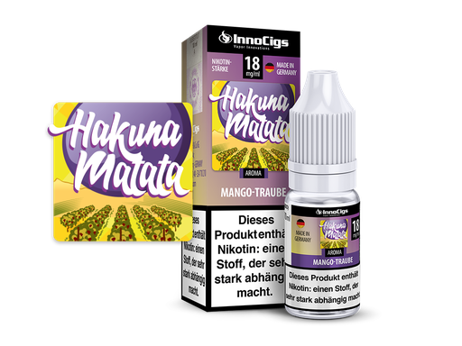 [ICL10HKM-0] InnoCigs - Hakuna Matata Mango-Traube Aroma 0 mg/ml
