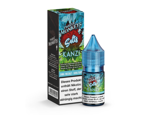 [12MNSL10KA-20] Twelve Monkeys - Iced - Kanzi - Nikotinsalz Liquid 20 mg/ml