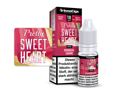 [ICL10PYS-6] InnoCigs - Pretty Sweetheart Erdbeer-Sahne Aroma 6 mg/ml