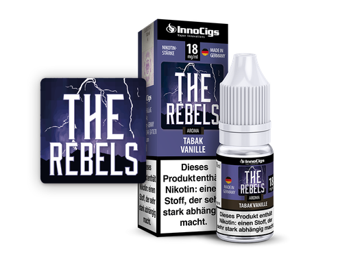 [ICL10TRB-0-H] InnoCigs - The Rebels Tabak Vanille Aroma 0 mg/ml 10er Packung