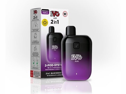 [IVG100AR-20] IVG - AIR 2in1 Akku 780 mAh (Basisgerät) midnight lila