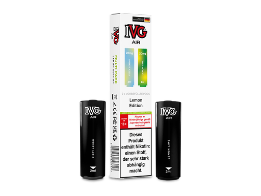 [IVGEWARE-12] IVG - AIR Pod Lemon Edition 20 mg/ml (2 Stück pro Packung)
