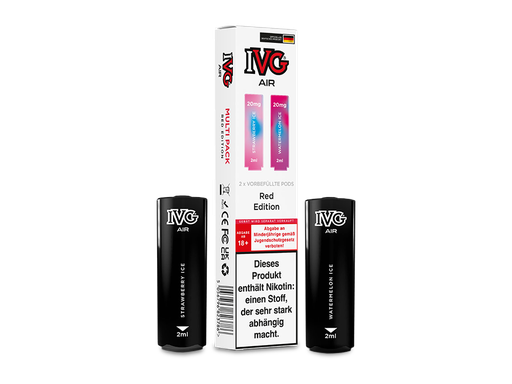 [IVGEWARE-15] IVG - AIR Pod Red Edition 20 mg/ml (2 Stück pro Packung)