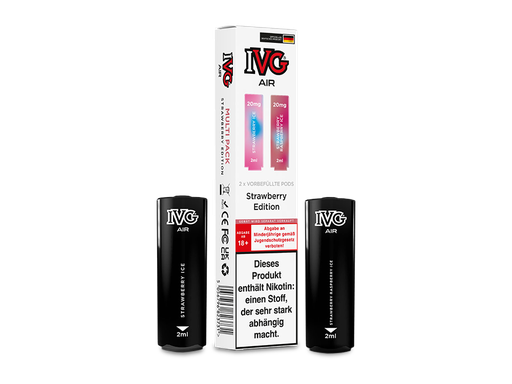 [IVGEWARE-17] IVG - AIR Pod Strawberry Edition 20 mg/ml (2 Stück pro Packung)