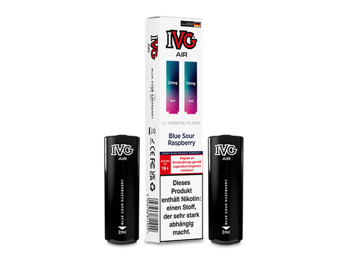 [IVGEWARP-11] IVG - AIR Pod Blue Sour Raspberry 20 mg/ml (2 Stück pro Packung)