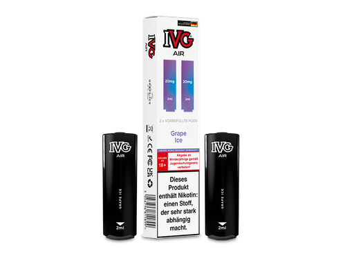 [IVGEWARP-15] IVG - AIR Pod Grape Ice 20 mg/ml (2 Stück pro Packung)