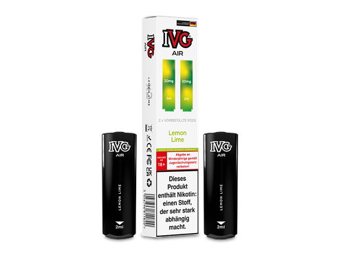 [IVGEWARP-16] IVG - AIR Pod Lemon Lime 20 mg/ml (2 Stück pro Packung)
