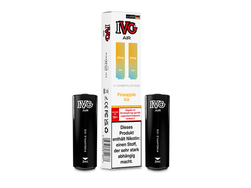 [IVGEWARP-18] IVG - AIR Pod Pineapple Ice 20 mg/ml (2 Stück pro Packung)