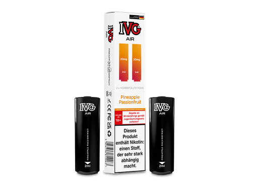 [IVGEWARP-19] IVG - AIR Pod Pineapple Passionfruit 20 mg/ml (2 Stück pro Packung)