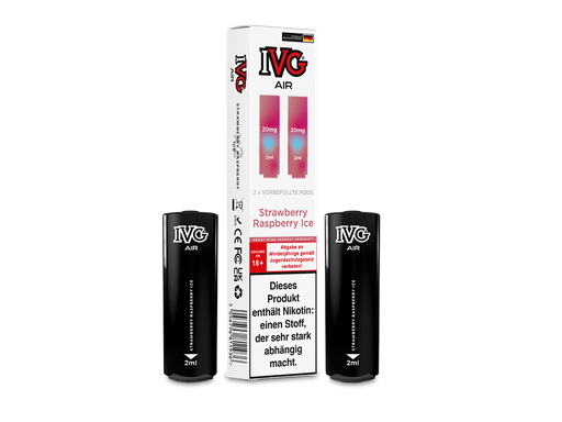 [IVGEWARP-21] IVG - AIR Pod Strawberry Raspberry Ice 20 mg/ml (2 Stück pro Packung)