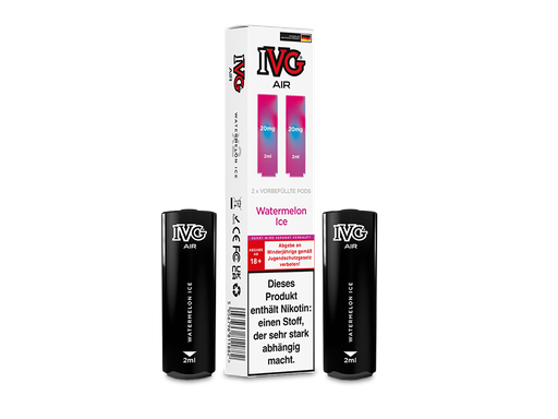 [IVGEWARP-24] IVG - AIR Pod Watermelon Ice 20 mg/ml (2 Stück pro Packung)