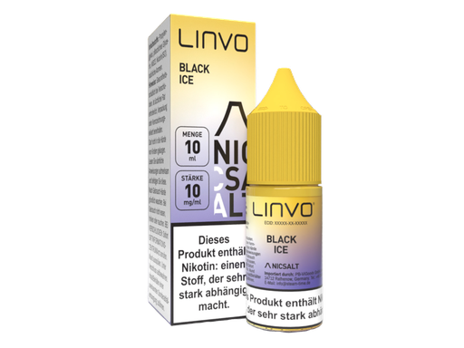 [LBNSL10BI-10-H] Linvo - Black Ice - Nikotinsalz Liquid 10 mg/ml 10er Packung