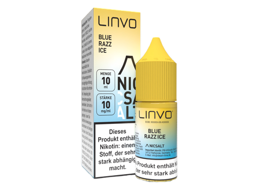 [LBNSL10BR-10] Linvo - Blue Razz Ice - Nikotinsalz Liquid 10 mg/ml