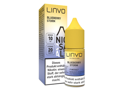 [LBNSL10BS-20] Linvo - Blueberry Storm - Nikotinsalz Liquid 20 mg/ml