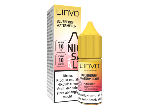 [LBNSL10BW-10] Linvo - Blueberry Watermelon - Nikotinsalz Liquid 10 mg/ml