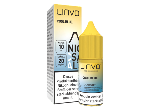 [LBNSL10CB-20] Linvo - Cool Blue - Nikotinsalz Liquid 20 mg/ml