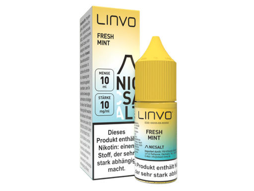 [LBNSL10FM-10-H] Linvo - Fresh Mint - Nikotinsalz Liquid 10 mg/ml 10er Packung