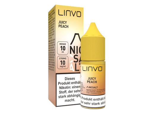[LBNSL10JP-10] Linvo - Juicy Peach - Nikotinsalz Liquid 10 mg/ml