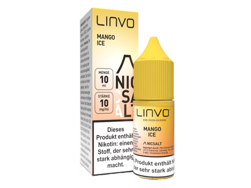 [LBNSL10MI-10-H] Linvo - Mango Ice - Nikotinsalz Liquid 10 mg/ml 10er Packung