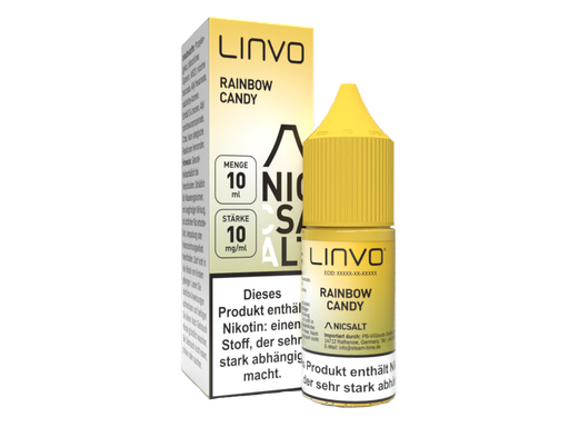 [LBNSL10RC-10] Linvo - Rainbow Candy - Nikotinsalz Liquid 10 mg/ml