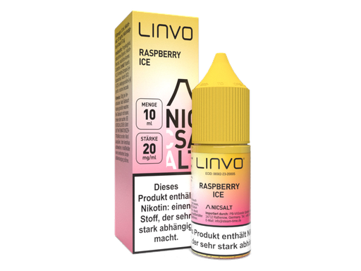 [LBNSL10RI-20] Linvo - Raspberry Ice - Nikotinsalz Liquid 20 mg/ml