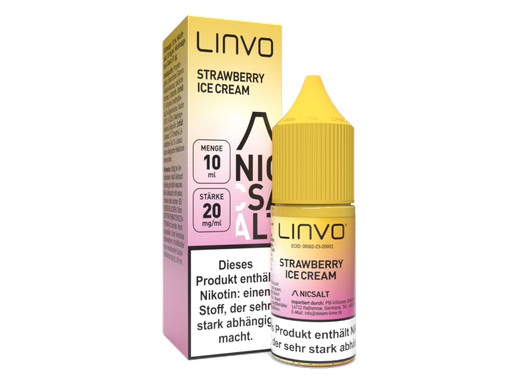 [LBNSL10SC-20-H] Linvo - Strawberry Ice Cream - Nikotinsalz Liquid 20 mg/ml 10er Packung