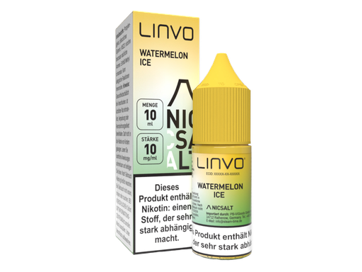 [LBNSL10WI-10] Linvo - Watermelon Ice - Nikotinsalz Liquid 10 mg/ml