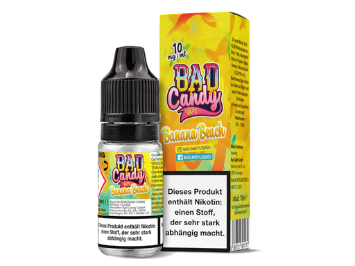 [BCNSL10BE-10] Bad Candy Liquids - Banana Beach - Nikotinsalz Liquid 10 mg/ml