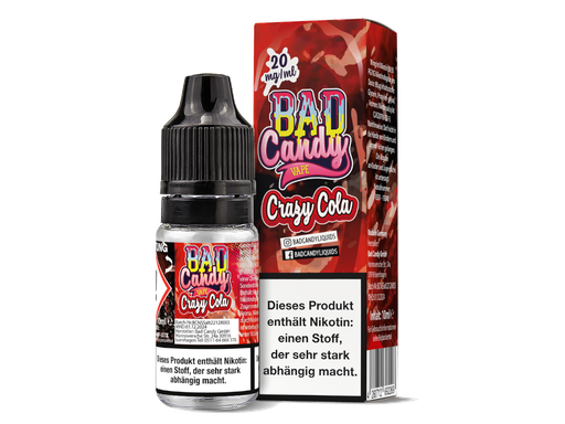 [BCNSL10CC-20] Bad Candy Liquids - Crazy Cola - Nikotinsalz Liquid 20 mg/ml