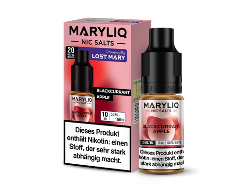 [MLNSL10BA-20] MARYLIQ - Blackcurrant Apple - Nikotinsalz Liquid 20 mg/ml