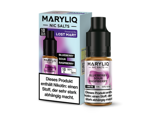 [MLNSL10BS-10-H] MARYLIQ - Blueberry Sour Raspberry - Nikotinsalz Liquid 10 mg/ml 10er Packung