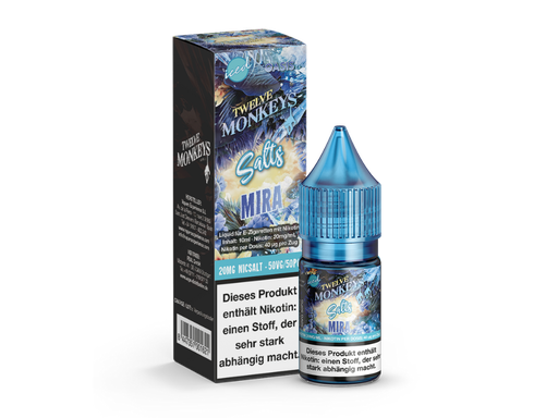 [12MNSL10MI-20] Twelve Monkeys - Iced - Mira - Nikotinsalz Liquid 20 mg/ml