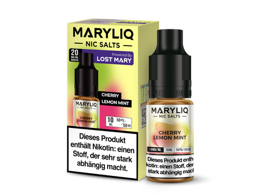 [MLNSL10CL-20-H] MARYLIQ - Cherry Lemon Mint - Nikotinsalz Liquid 20 mg/ml 10er Packung