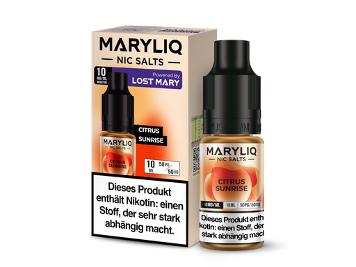 [MLNSL10CS-10] MARYLIQ - Citrus Sunrise - Nikotinsalz Liquid 10 mg/ml