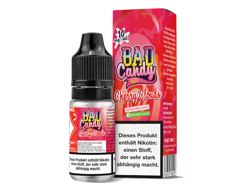 [BCNSL10CL-10-H] Bad Candy Liquids - Cherry Cloud - Nikotinsalz Liquid 10 mg/ml 10er Packung