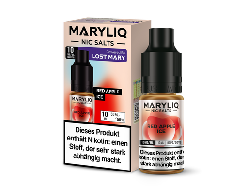 [MLNSL10RA-10-H] MARYLIQ - Red Apple Ice - Nikotinsalz Liquid 10 mg/ml 10er Packung