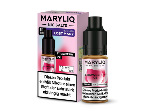 [MLNSL10SI-10] MARYLIQ - Strawberry Ice - Nikotinsalz Liquid 10 mg/ml