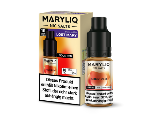 [MLNSL10SR-10] MARYLIQ - Sour Red - Nikotinsalz Liquid 10 mg/ml