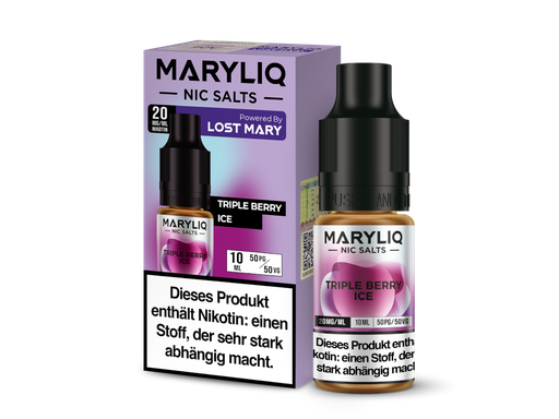 [MLNSL10TB-20] MARYLIQ - Triple Berry Ice - Nikotinsalz Liquid 20 mg/ml