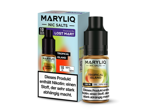 [MLNSL10TI-10-K] MARYLIQ - Tropical Island - Nikotinsalz Liquid 10 mg/ml 200er Packung