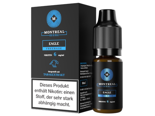 [MTL10EA-6] Montreal Original - Eagle E-Zigaretten Liquid 6 mg/ml