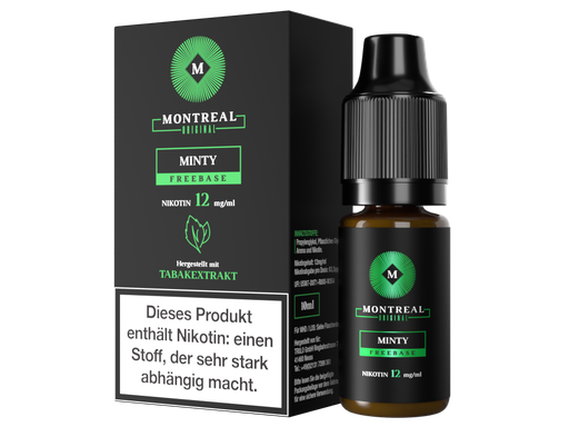 [MTL10MI-12] Montreal Original - Minty E-Zigaretten Liquid 12 mg/ml