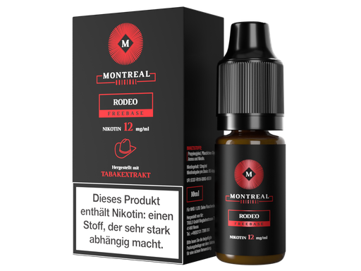 [MTL10RO-12] Montreal Original - Rodeo E-Zigaretten Liquid 12 mg/ml