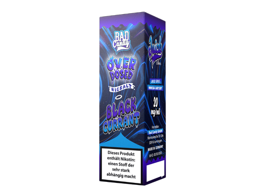 [BCNSL10JBL-20] Bad Candy Liquids - Juicd - Overdosed Blackcurrant - Nikotinsalz Liquid 20 mg/ml