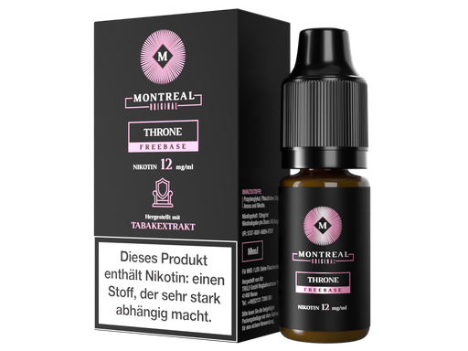 [MTL10TH-12] Montreal Original - Throne E-Zigaretten Liquid 12 mg/ml