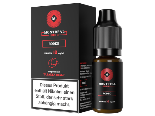 [MTNSL10RO-10] Montreal Original - Rodeo - Nikotinsalz Liquid 10 mg/ml