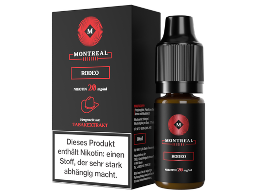 [MTNSL10RO-20] Montreal Original - Rodeo - Nikotinsalz Liquid 20 mg/ml