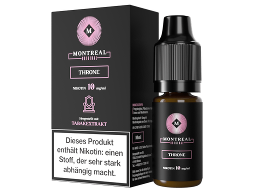 [MTNSL10TH-10] Montreal Original - Throne - Nikotinsalz Liquid 10 mg/ml